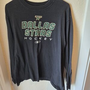 Reebok Black Cotton Long Sleeve Shirt